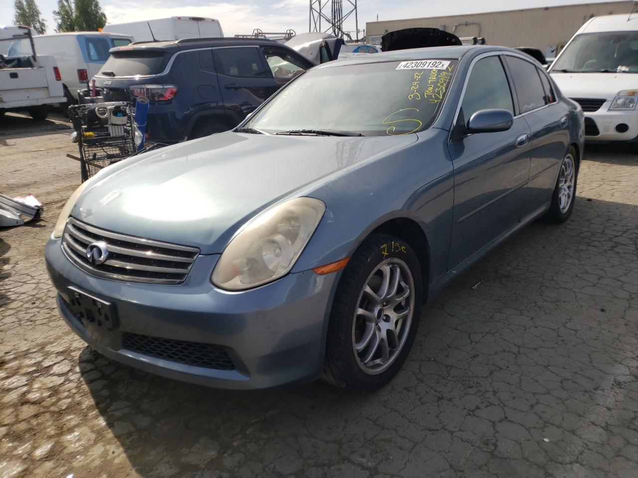 Photo 2 from auction – 2005 INFINITI G35 with VIN JNKCV51E65M214527