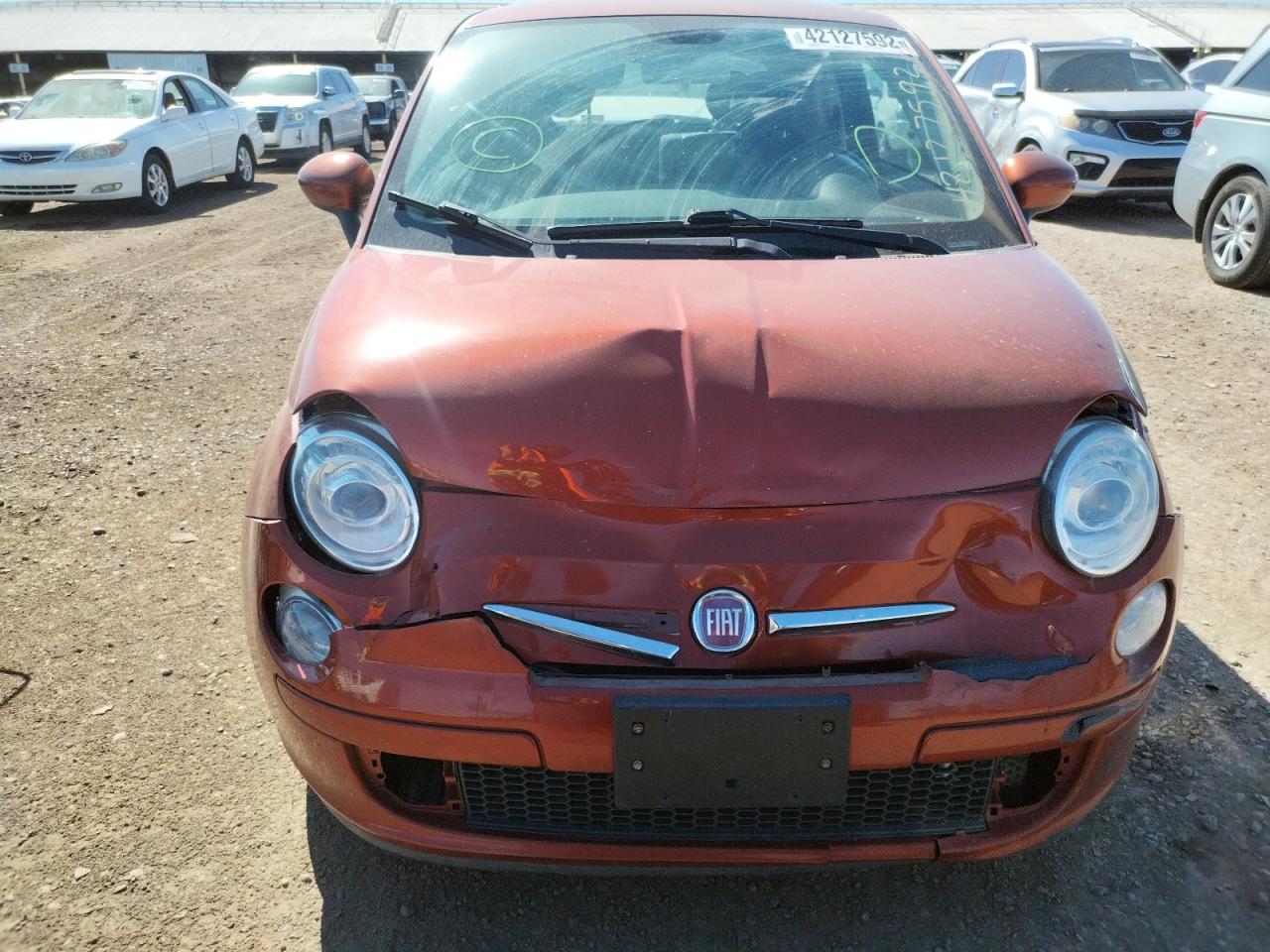 Photo 9 from auction – 2012 FIAT 500 POP with VIN 3C3CFFAR5CT366222