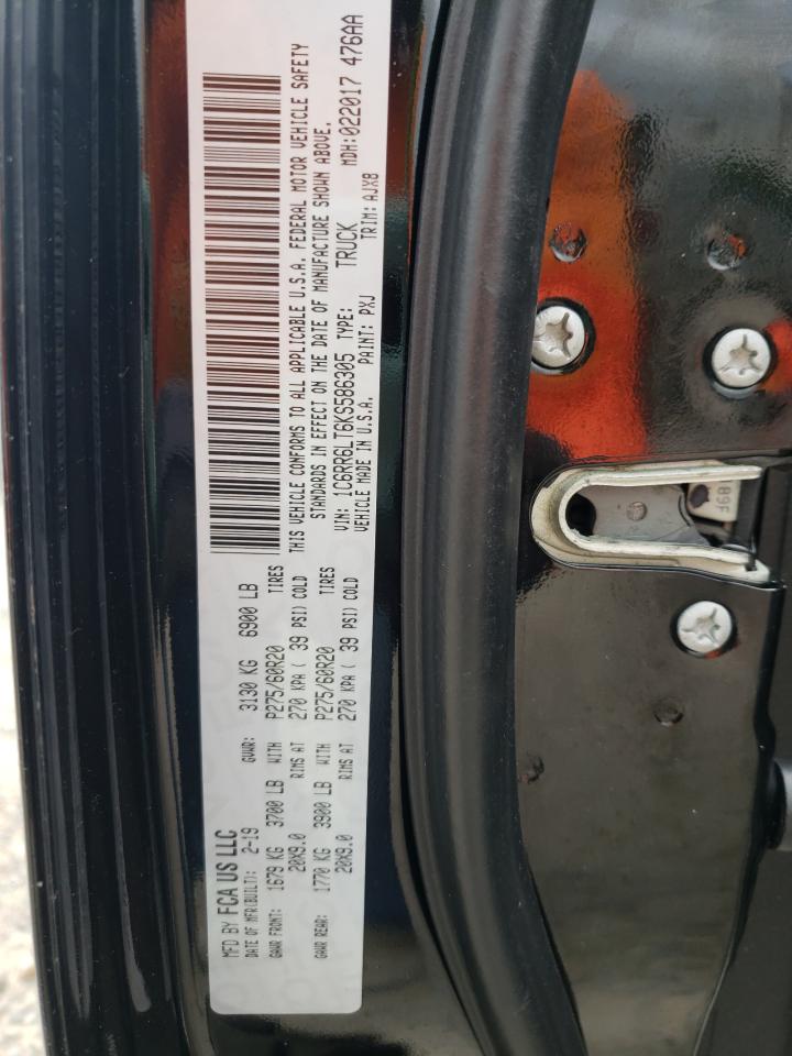 Photo 10 from auction – 2019 RAM 1500 CLASS with VIN 1C6RR6LT6KS586305