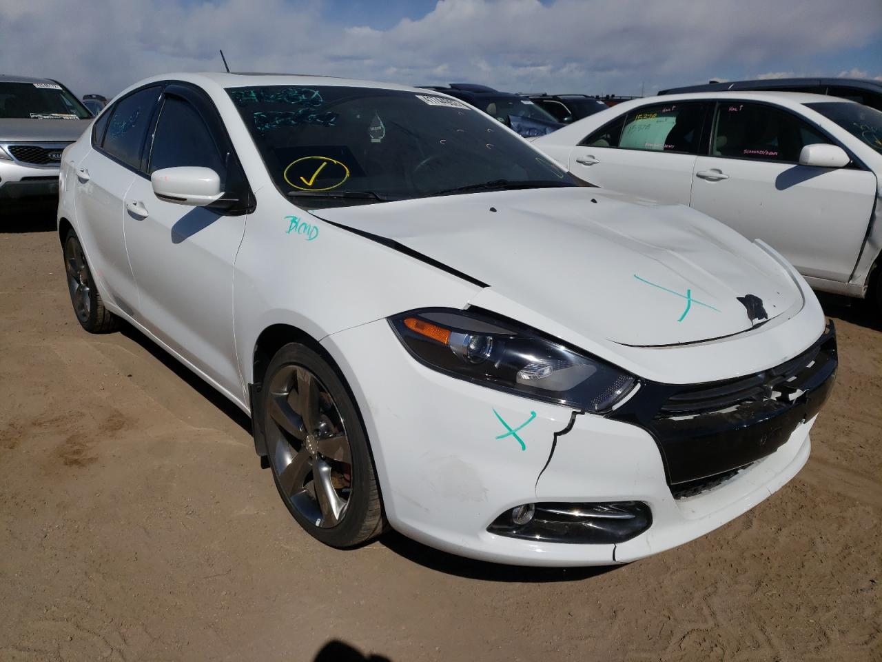 DODGE DART GT 2016 with VIN 1C3CDFEB1GD538745 - Photo from auction