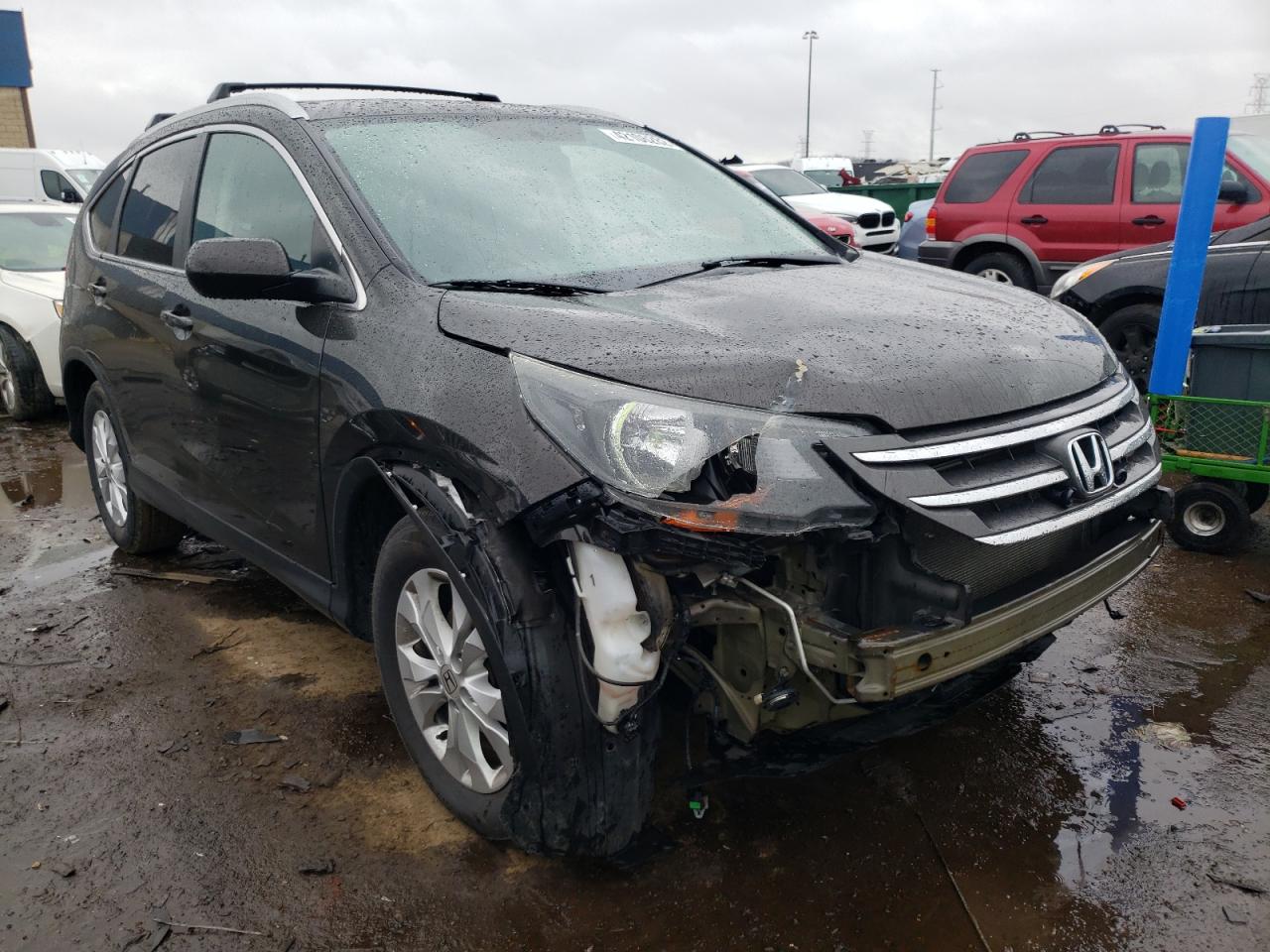 HONDA CR-V EXL 2014 with VIN 5J6RM4H71EL014865 - Photo from auction