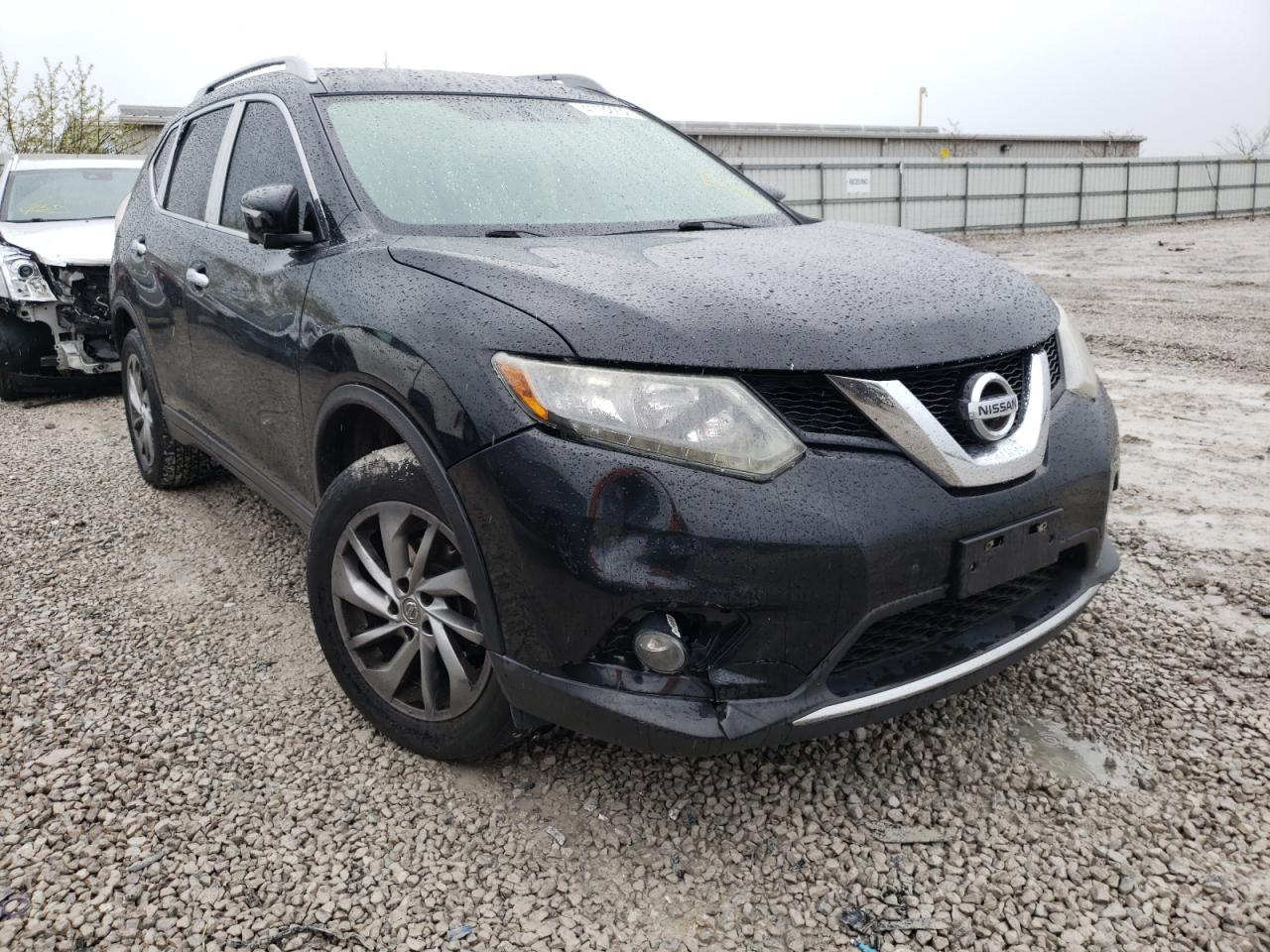 NISSAN ROGUE S 2015 with VIN 5N1AT2MV1FC814223 - Photo from auction