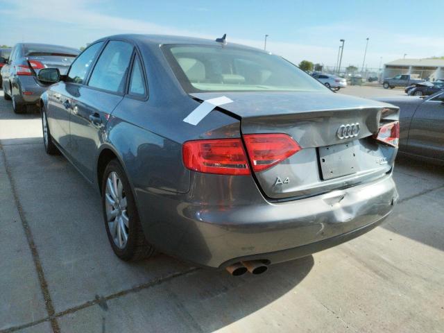 Photo 3 from auction – 2012 AUDI A4 PREMIUM with VIN WAUBFAFL9CN021156