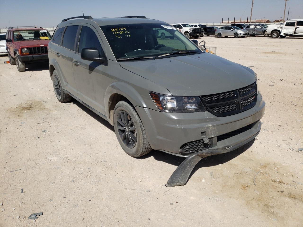 DODGE JOURNEY SE 2020 with VIN 3C4PDCAB2LT194719 - Photo from auction