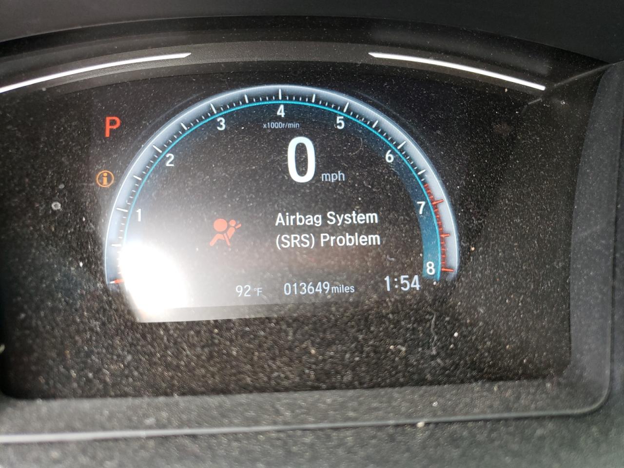 Photo 8 from auction – 2020 HONDA CIVIC LX with VIN 19XFC2F60LE027221