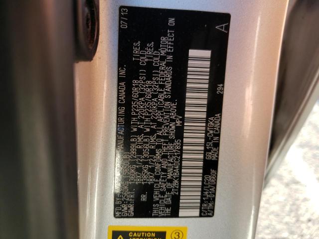 Photo 10 from auction – 2013 LEXUS RX 350 BAS with VIN 2T2BK1BA4DC217895