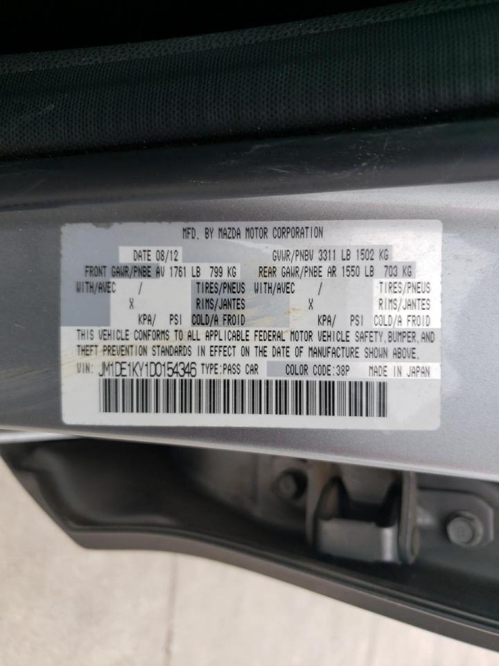 Photo 10 from auction – 2013 MAZDA MAZDA2 with VIN JM1DE1KY1D0154346
