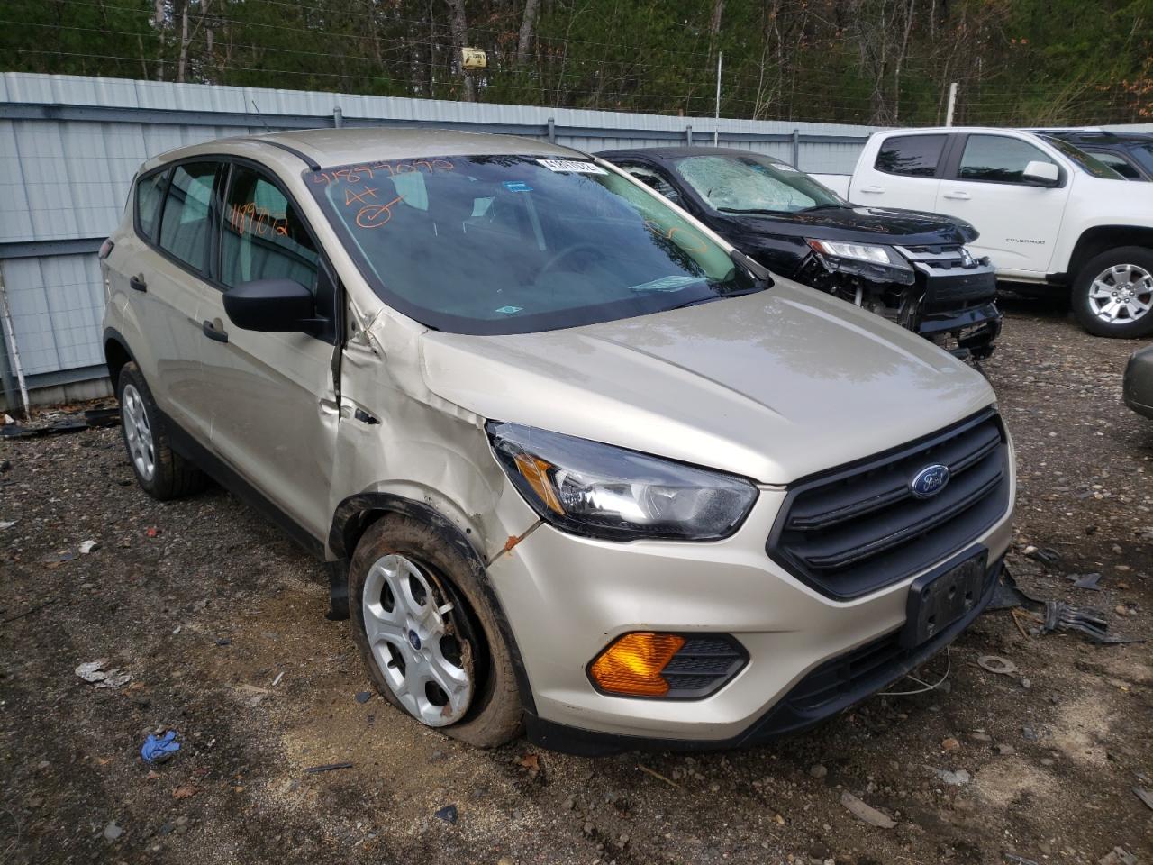 FORD ESCAPE S 2018 with VIN 1FMCU0F78JUA59499 - Photo from auction
