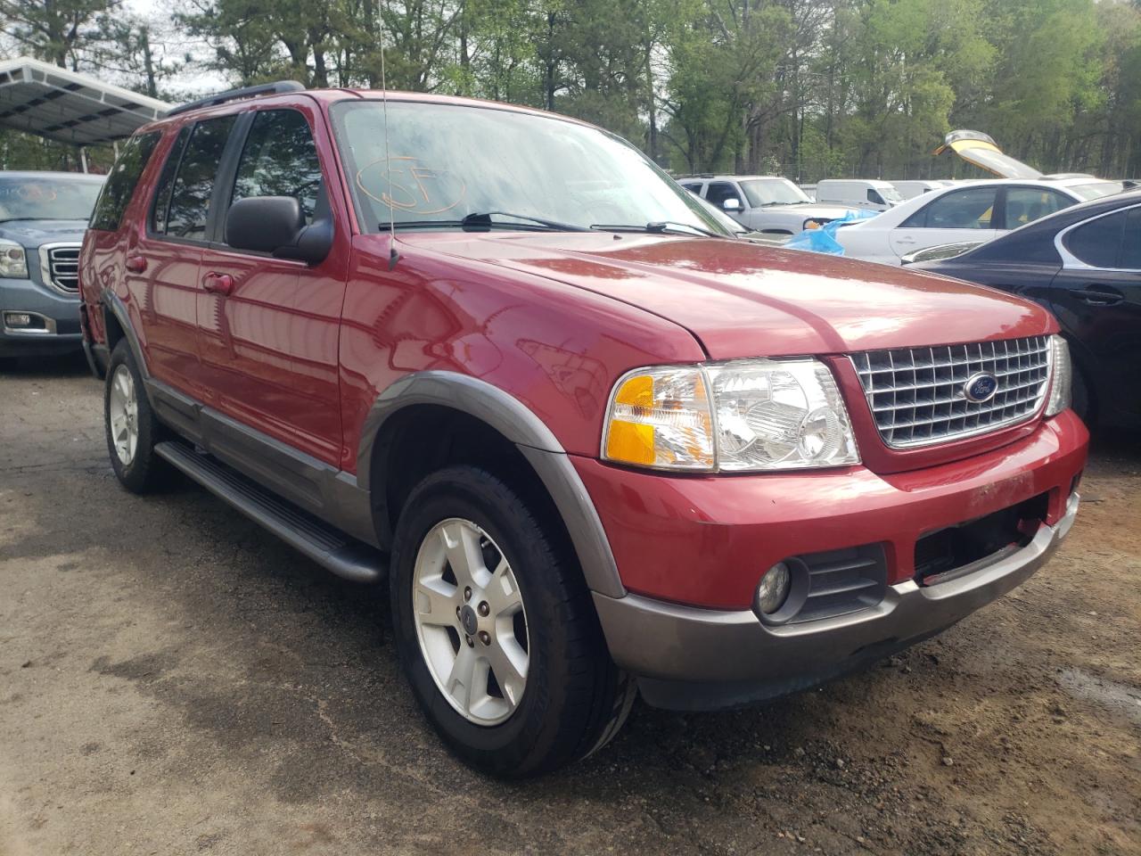 FORD EXPLORER X 2003 with VIN 1FMZU73K63ZA20587 - Photo from auction