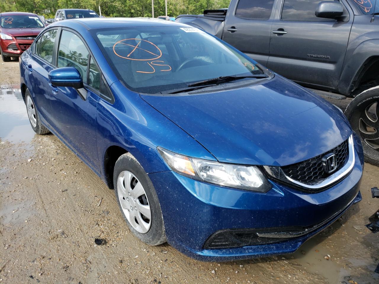 HONDA CIVIC LX 2015 with VIN 19XFB2F50FE075753 - Photo from auction
