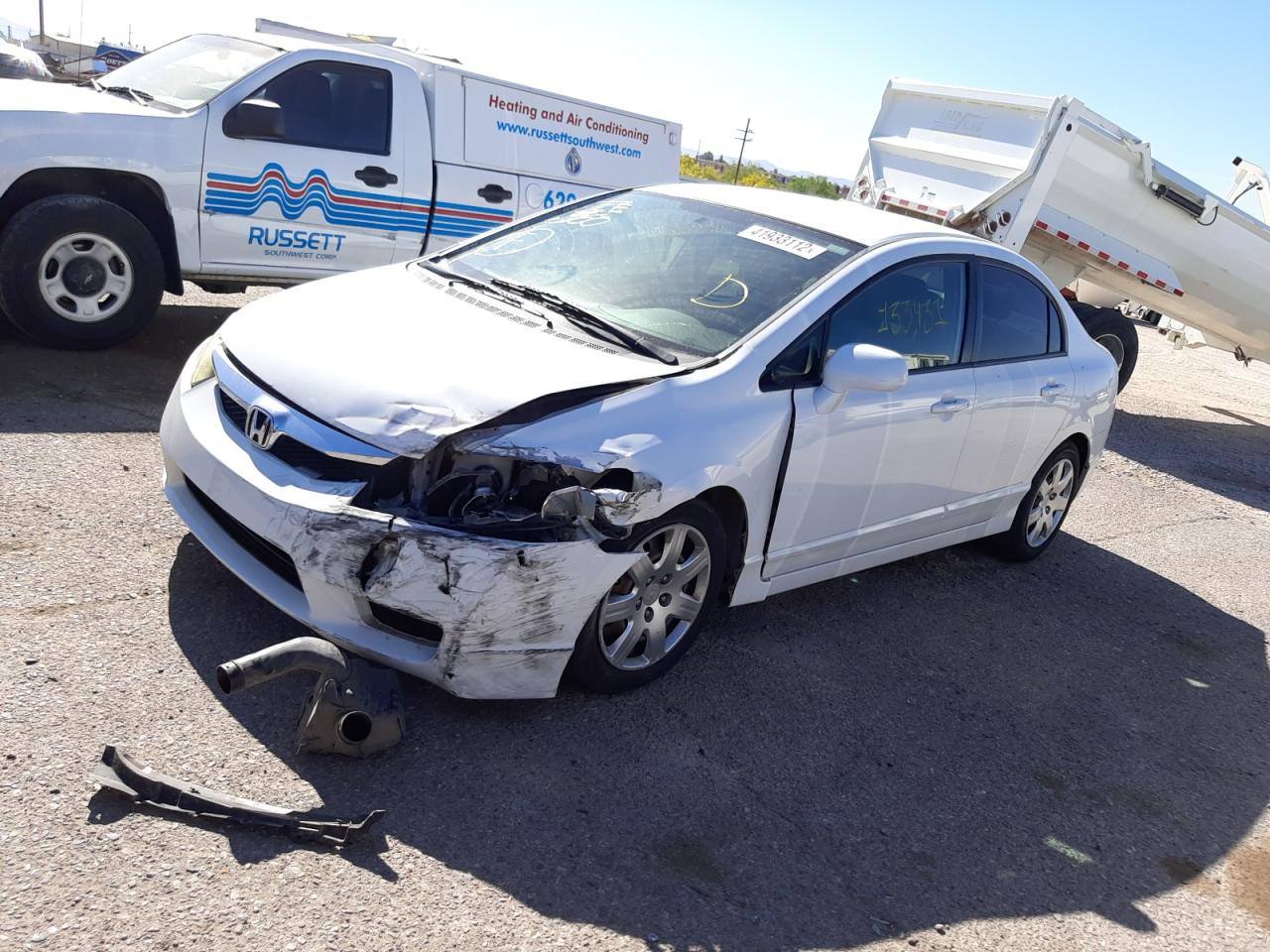 Photo 2 from auction – 2010 HONDA CIVIC LX with VIN 2HGFA1F59AH509065