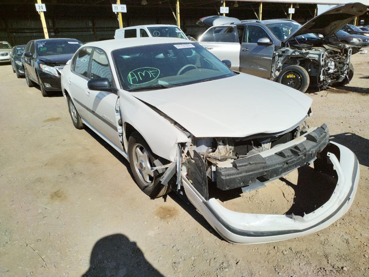 CHEVROLET IMPALA LS 2002 with VIN 2G1WH55K729343562 - Photo from auction