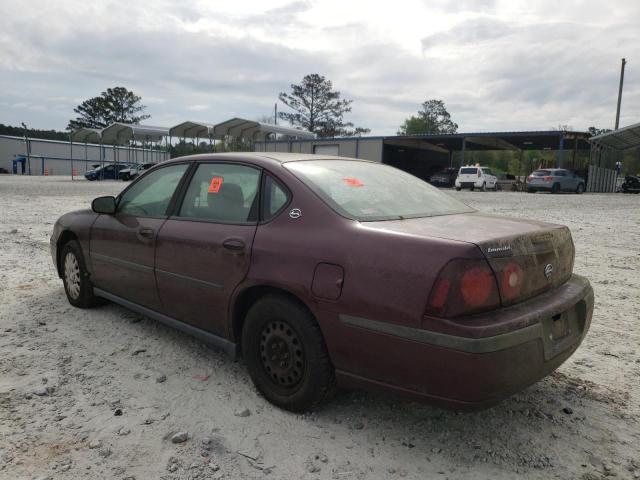 Photo 3 from auction – 2003 CHEVROLET IMPALA with VIN 2G1WF52E539398792