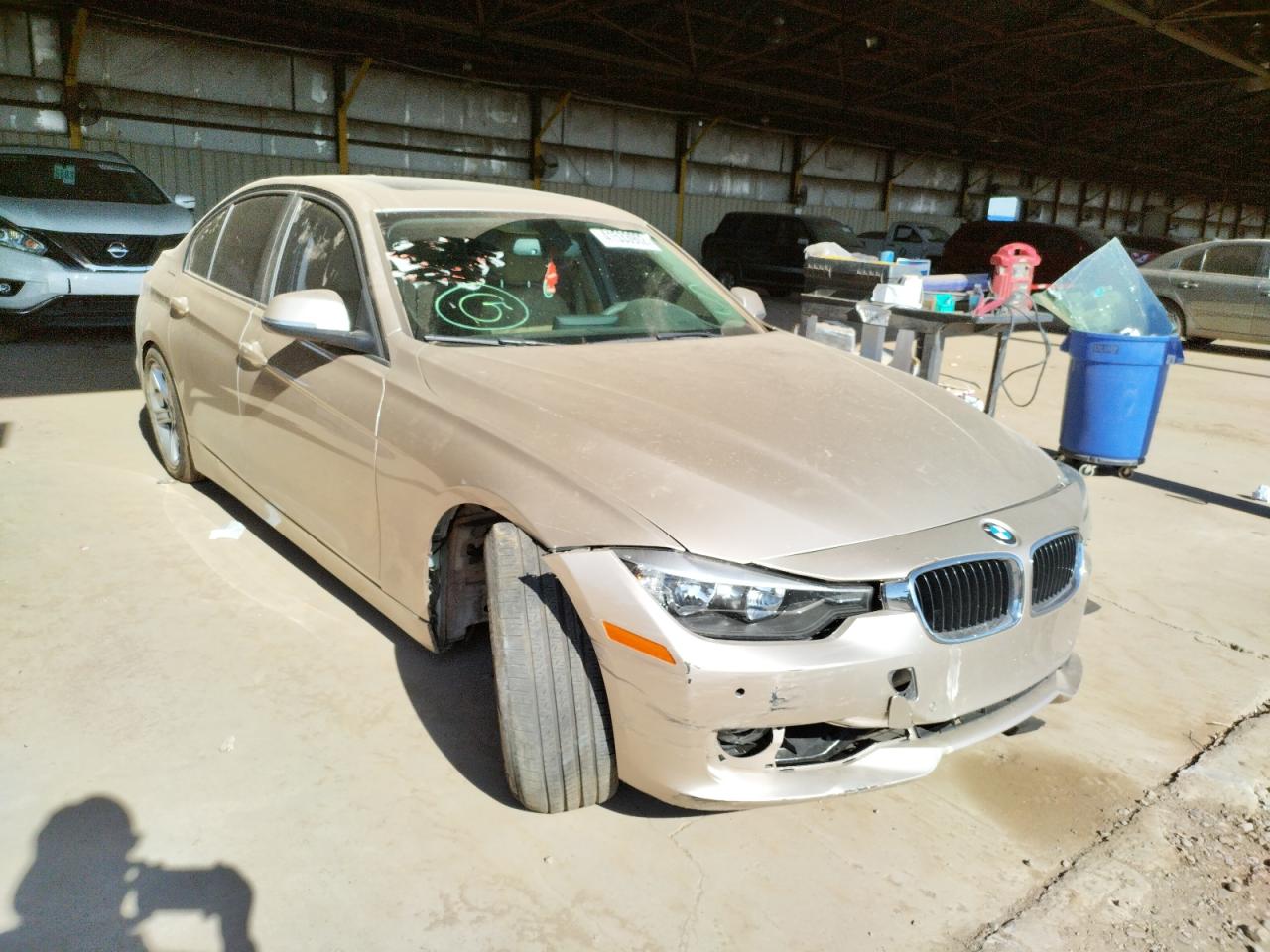 BMW 328 I 2014 with VIN WBA3A5C57EJ465369 - Photo from auction