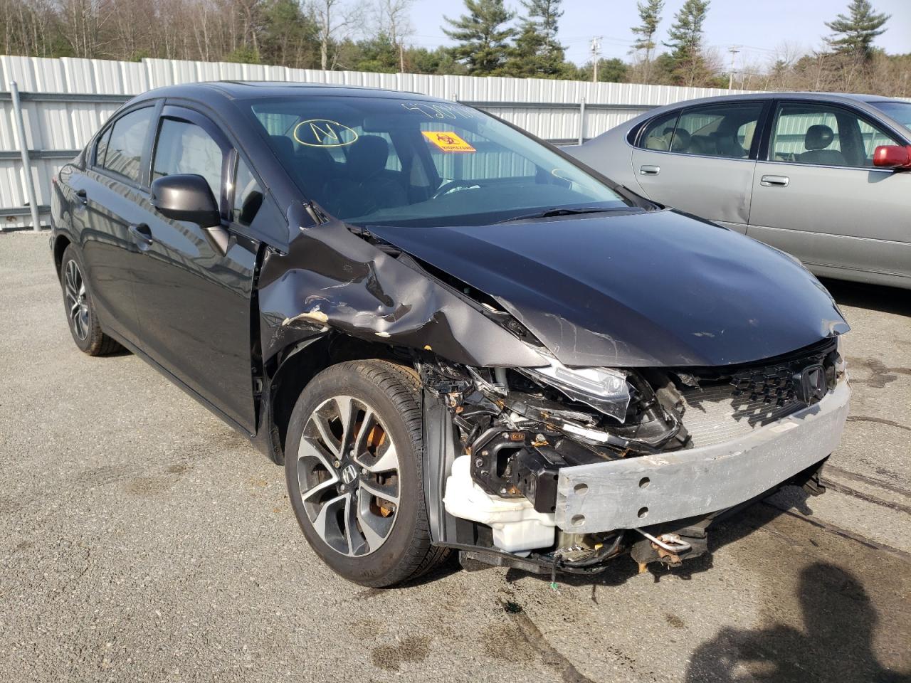HONDA CIVIC EXL 2013 with VIN 19XFB2F97DE218469 - Photo from auction