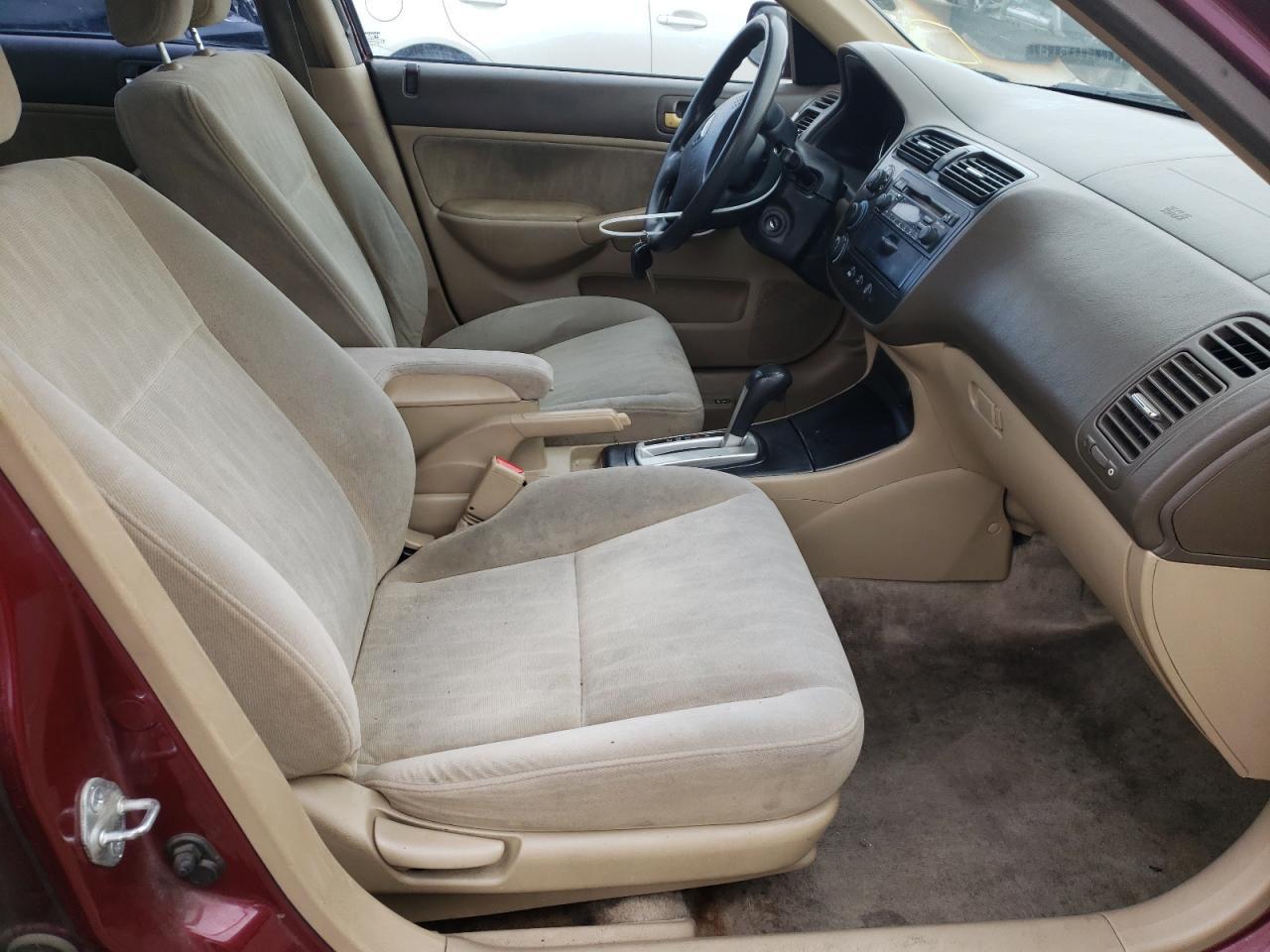 Photo 5 from auction – 2003 HONDA CIVIC EX with VIN 2HGES267X3H591083