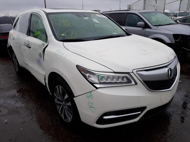 صورة رقم 4 من المزاد - 2016 ACURA MDX TECHNO مع VIN 5FRYD4H41GB044640