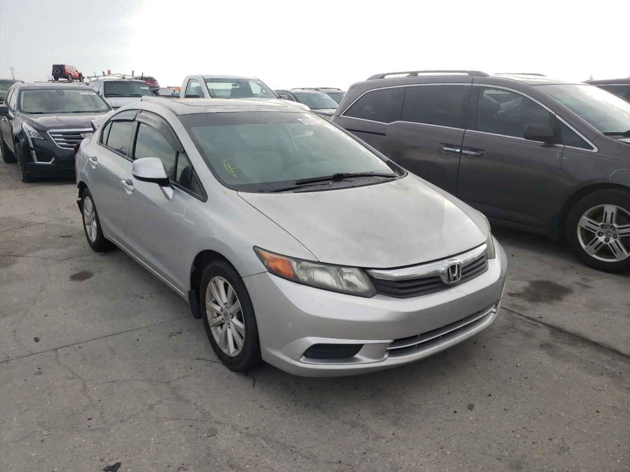 HONDA CIVIC EX 2012 with VIN 2HGFB2F82CH315526 - Photo from auction