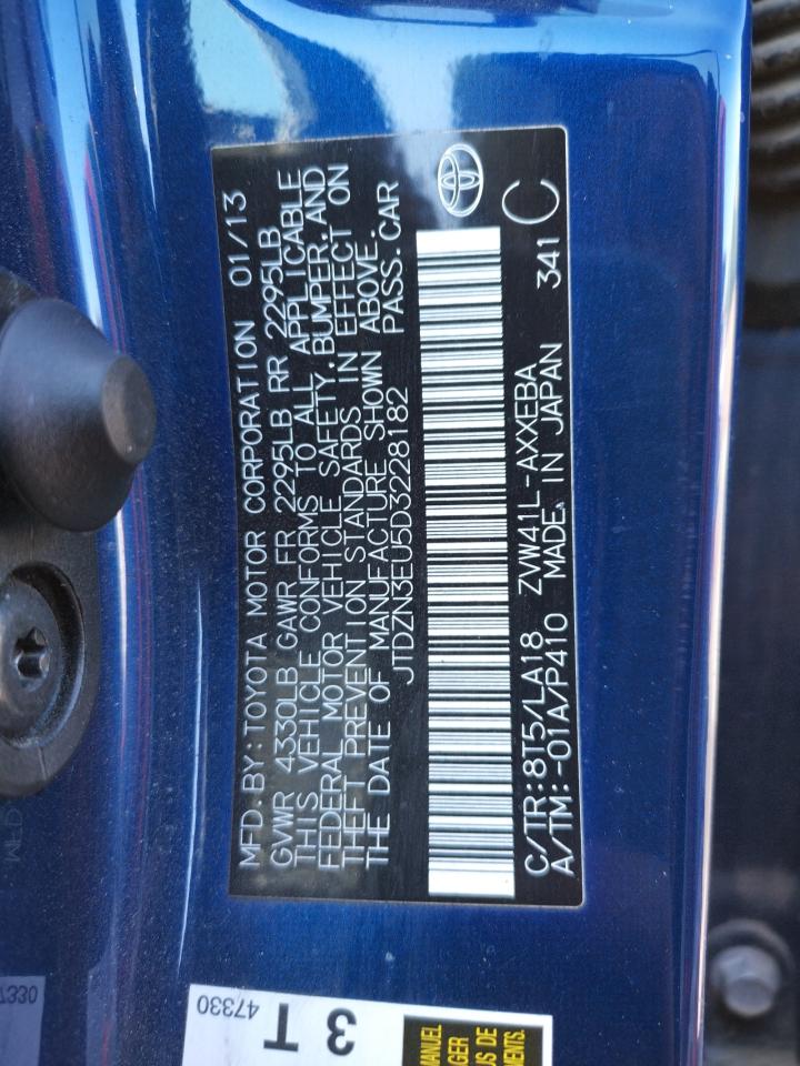 Photo 10 from auction – 2013 TOYOTA PRIUS V with VIN JTDZN3EU5D3228182