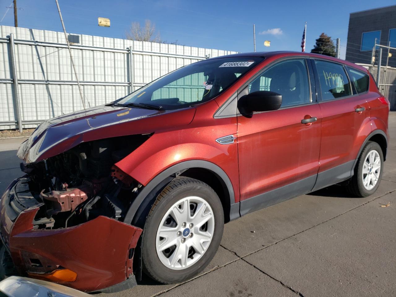 Photo 2 from auction – 2016 FORD ESCAPE S with VIN 1FMCU0F79GUA67233