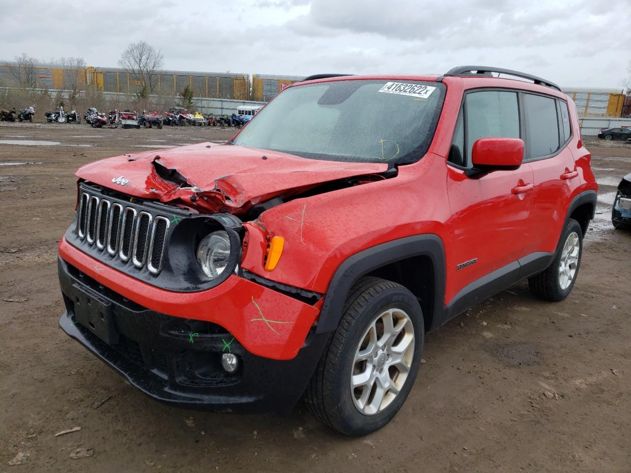 Photo 2 from auction – 2016 JEEP RENEGADE L with VIN ZACCJBBT7GPD09191