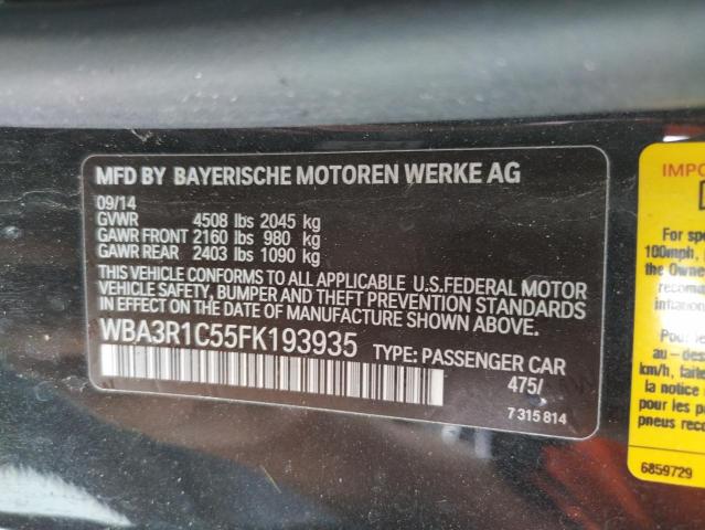 Photo 10 from auction – 2015 BMW 435 I with VIN WBA3R1C55FK193935