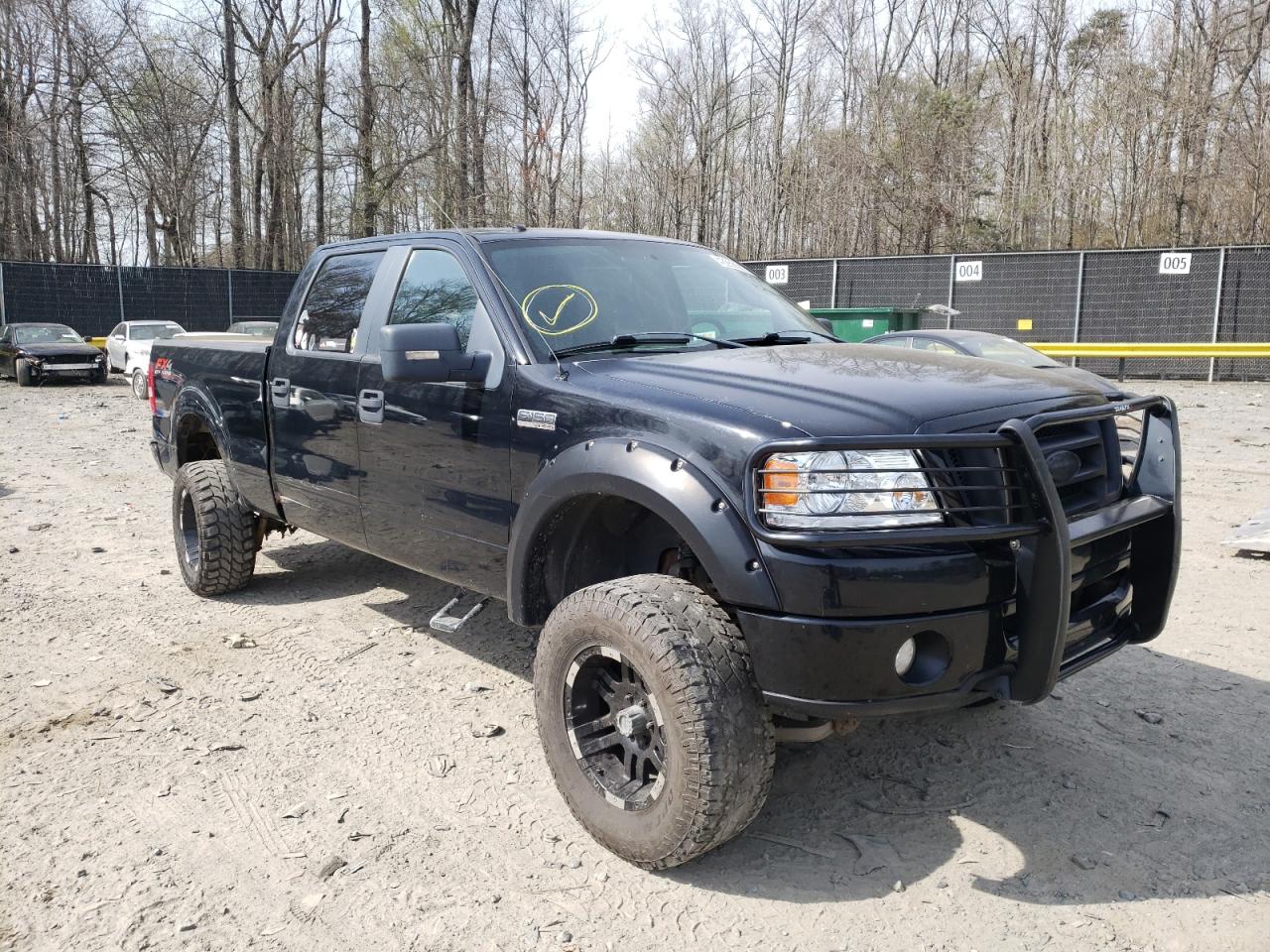 FORD F150 SUPER 2008 with VIN 1FTPW14588FB14605 - Photo from auction