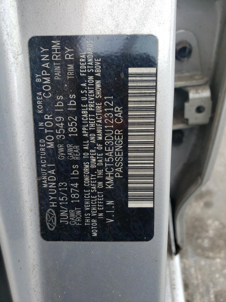Photo 10 from auction – 2013 HYUNDAI ACCENT GLS with VIN KMHCT5AE3DU123121