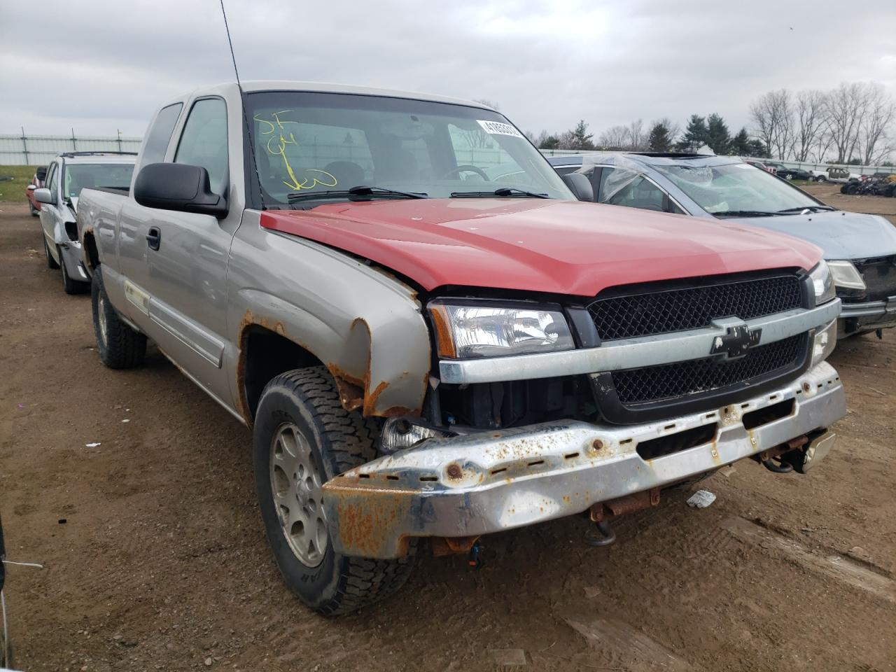 CHEVROLET 1500 SILVE 2004 with VIN 1GCEK19T74E289812 - Photo from auction