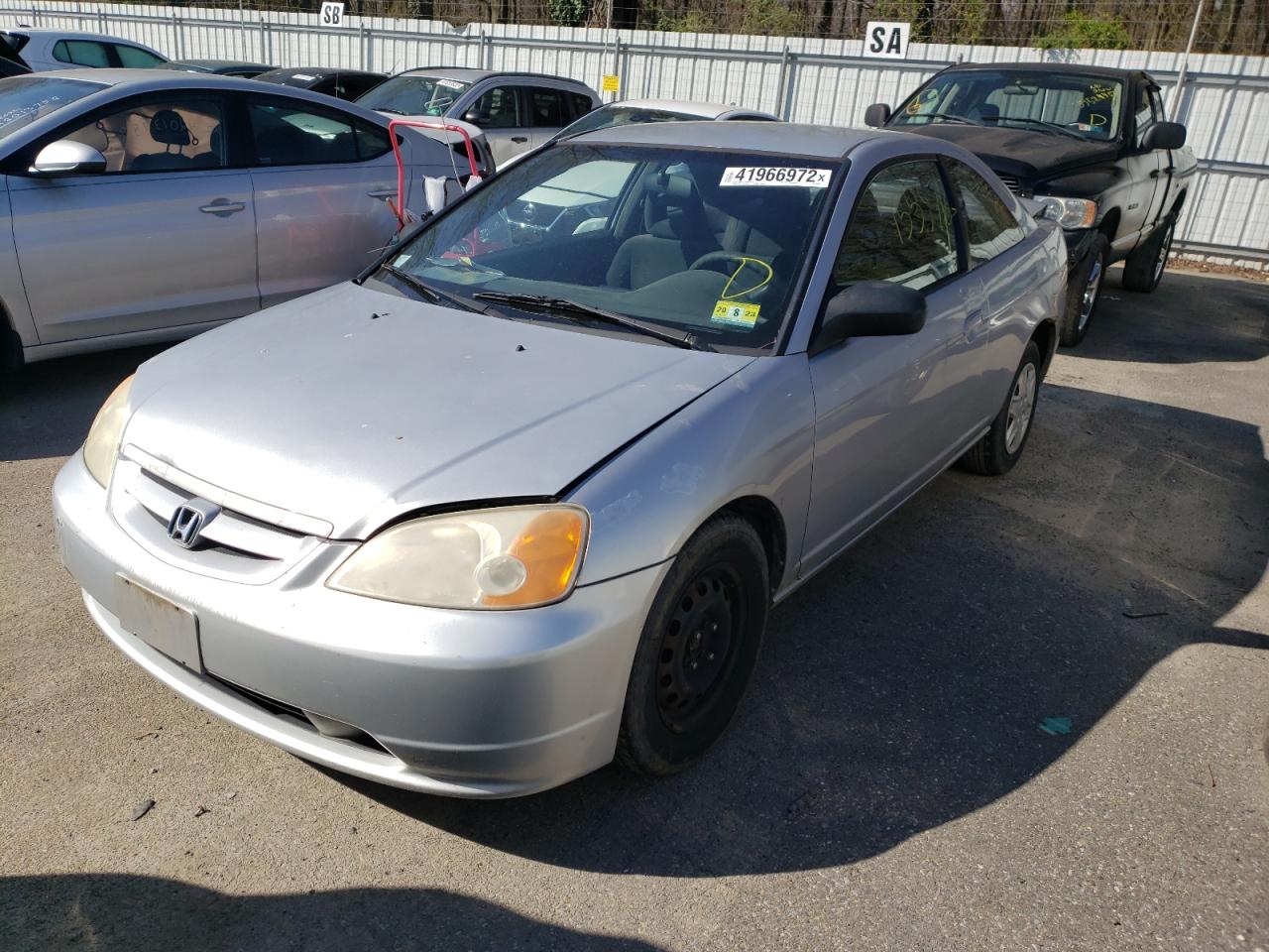 Photo 2 from auction – 2003 HONDA CIVIC LX with VIN 1HGEM22593L078554
