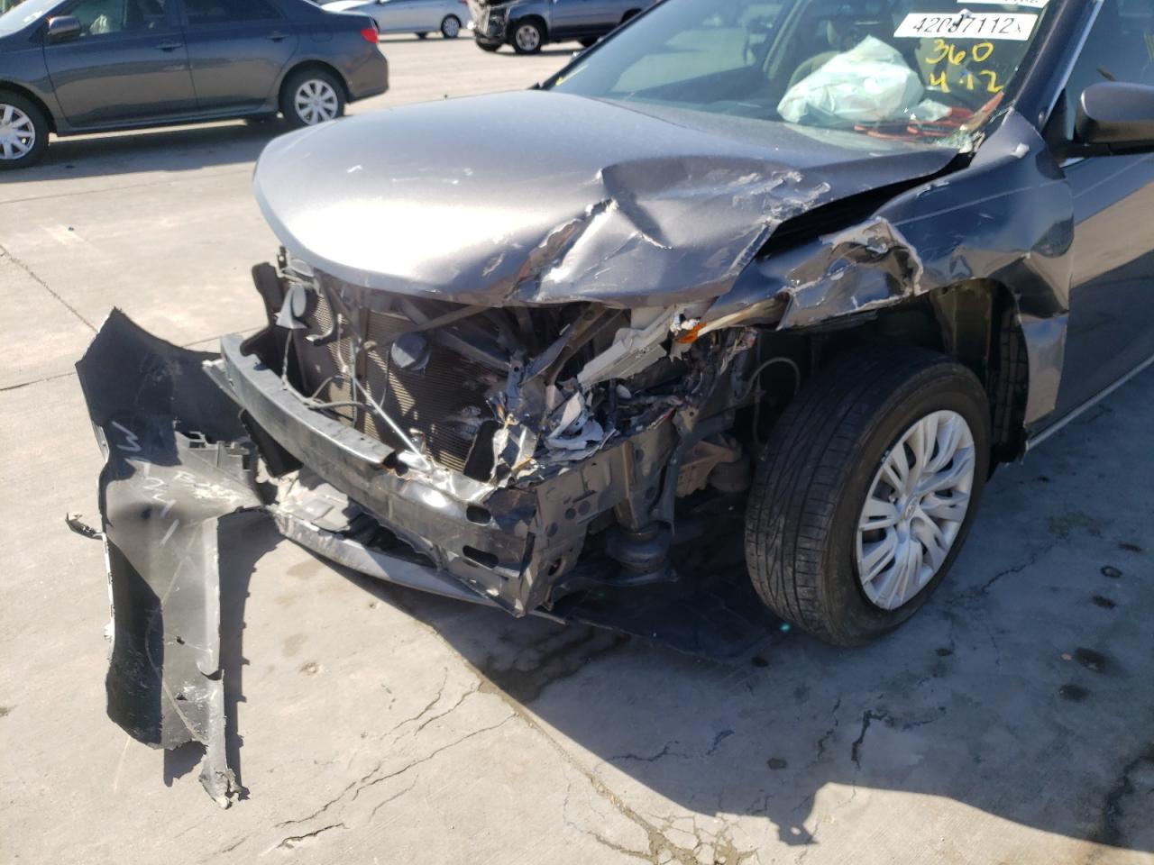 Photo 9 from auction – 2012 TOYOTA CAMRY BASE with VIN 4T4BF1FK1CR262579