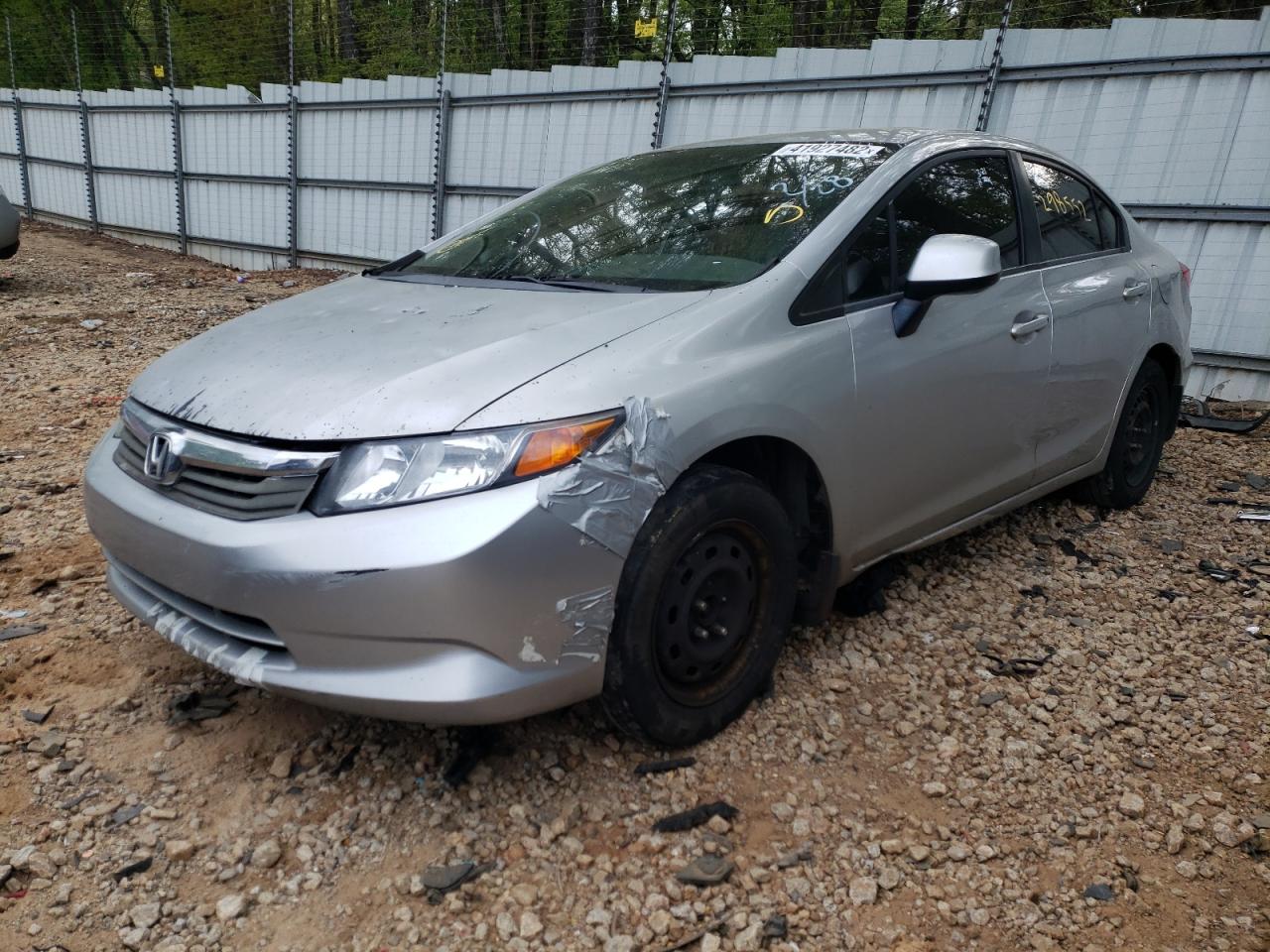 Photo 2 from auction – 2012 HONDA CIVIC LX with VIN 19XFB2F50CE005228