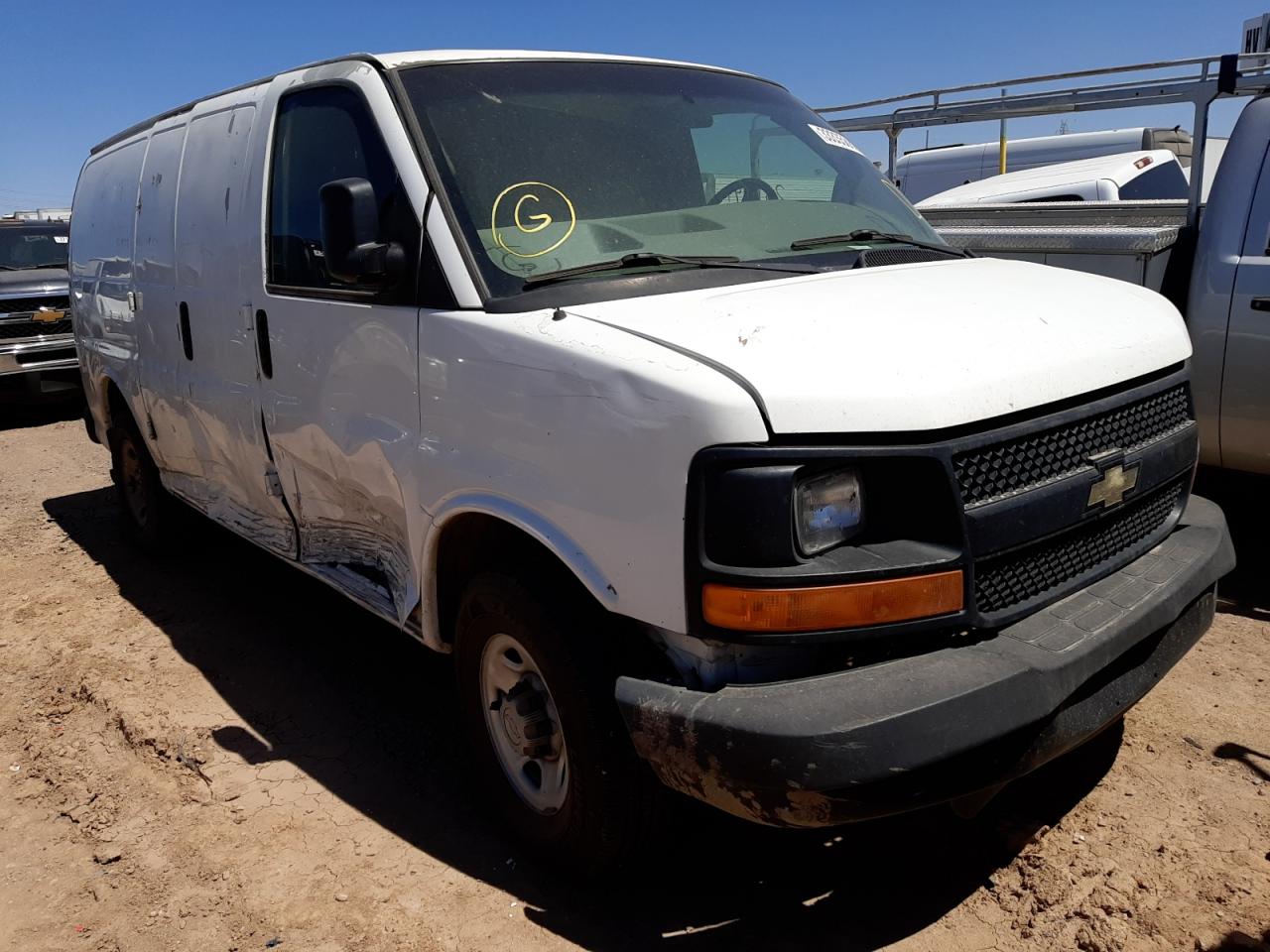 CHEVROLET EXPRESS G2 2007 with VIN 1GCGG25VX71250067 - Photo from auction