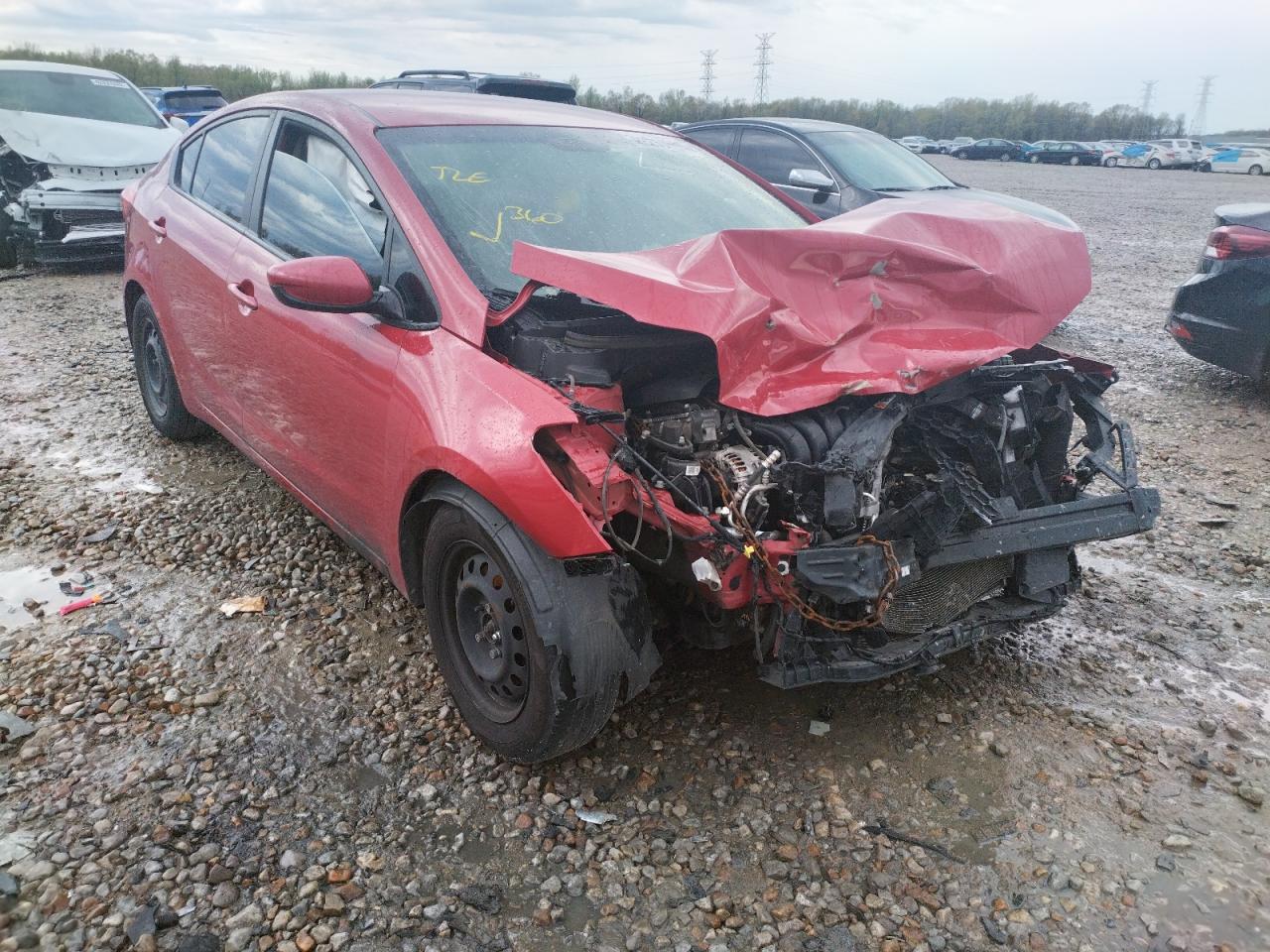 KIA FORTE LX 2016 with VIN KNAFK4A66G5572067 - Photo from auction