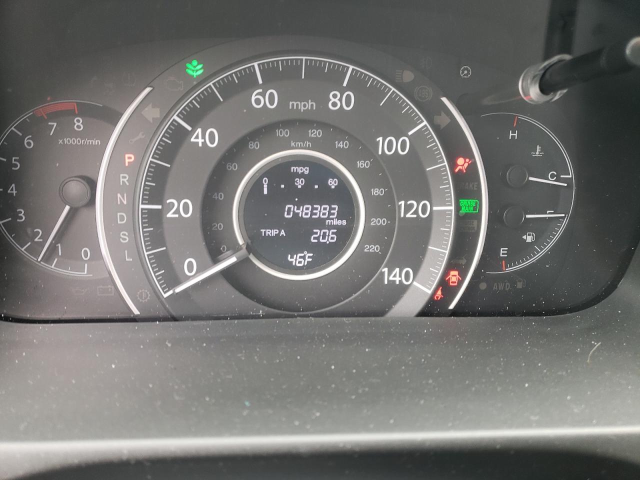 Photo 8 from auction – 2015 HONDA CR-V EX with VIN 2HKRM4H58FH685735