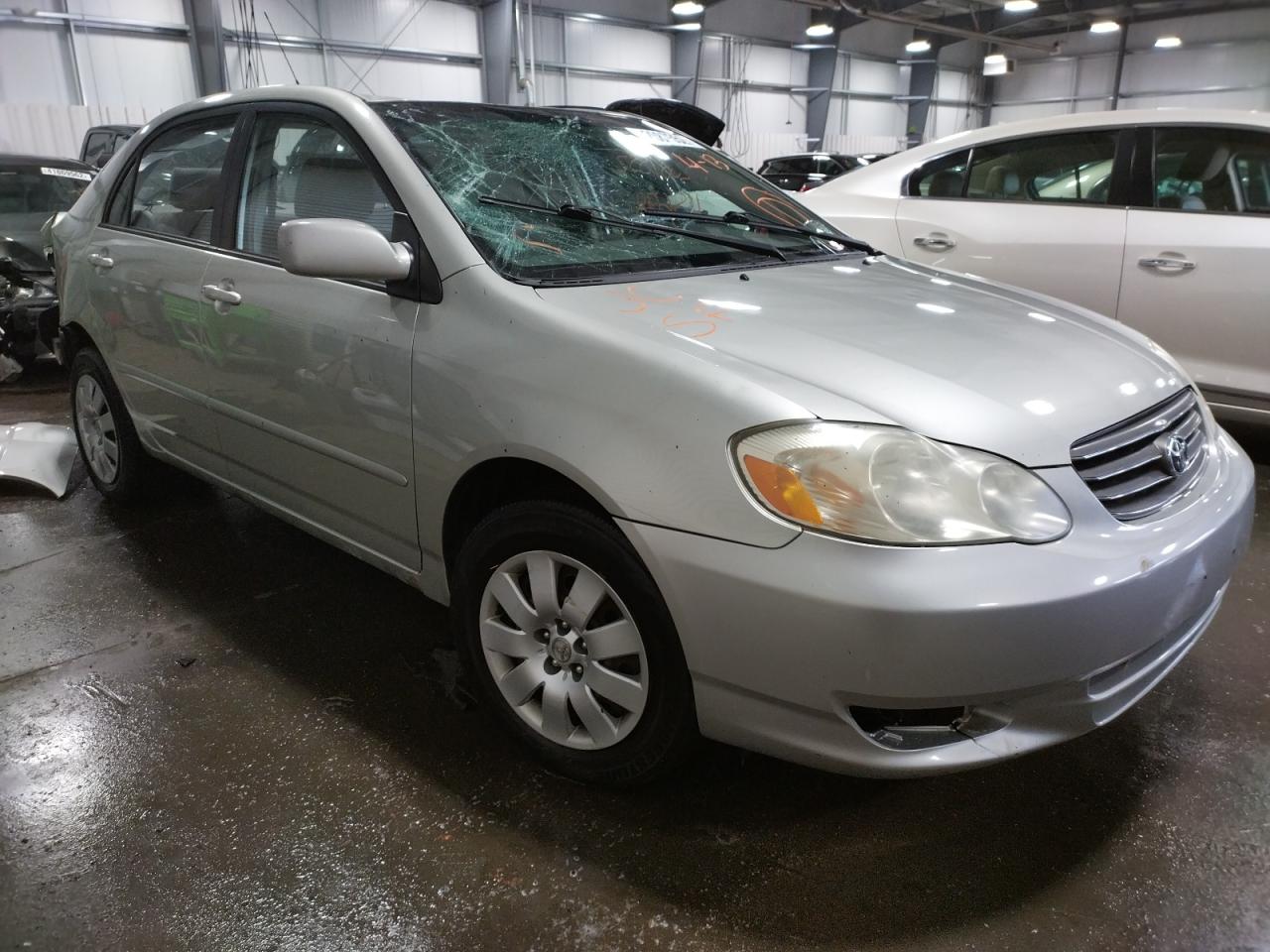 TOYOTA COROLLA CE 2003 with VIN JTDBR32E130023798 - Photo from auction