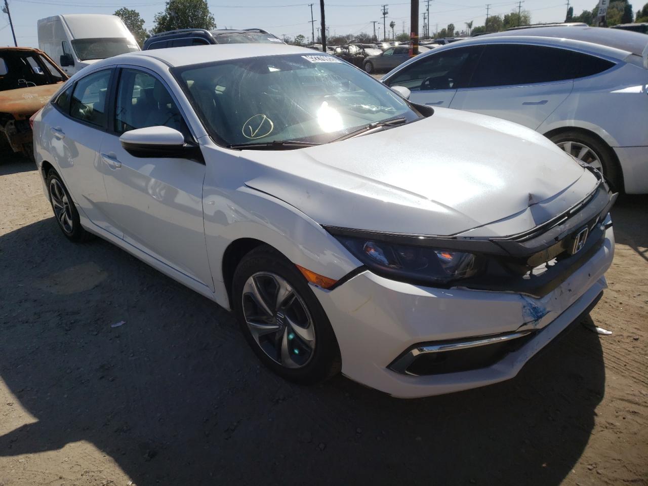 HONDA CIVIC LX 2019 with VIN 2HGFC2F68KH604453 - Photo from auction