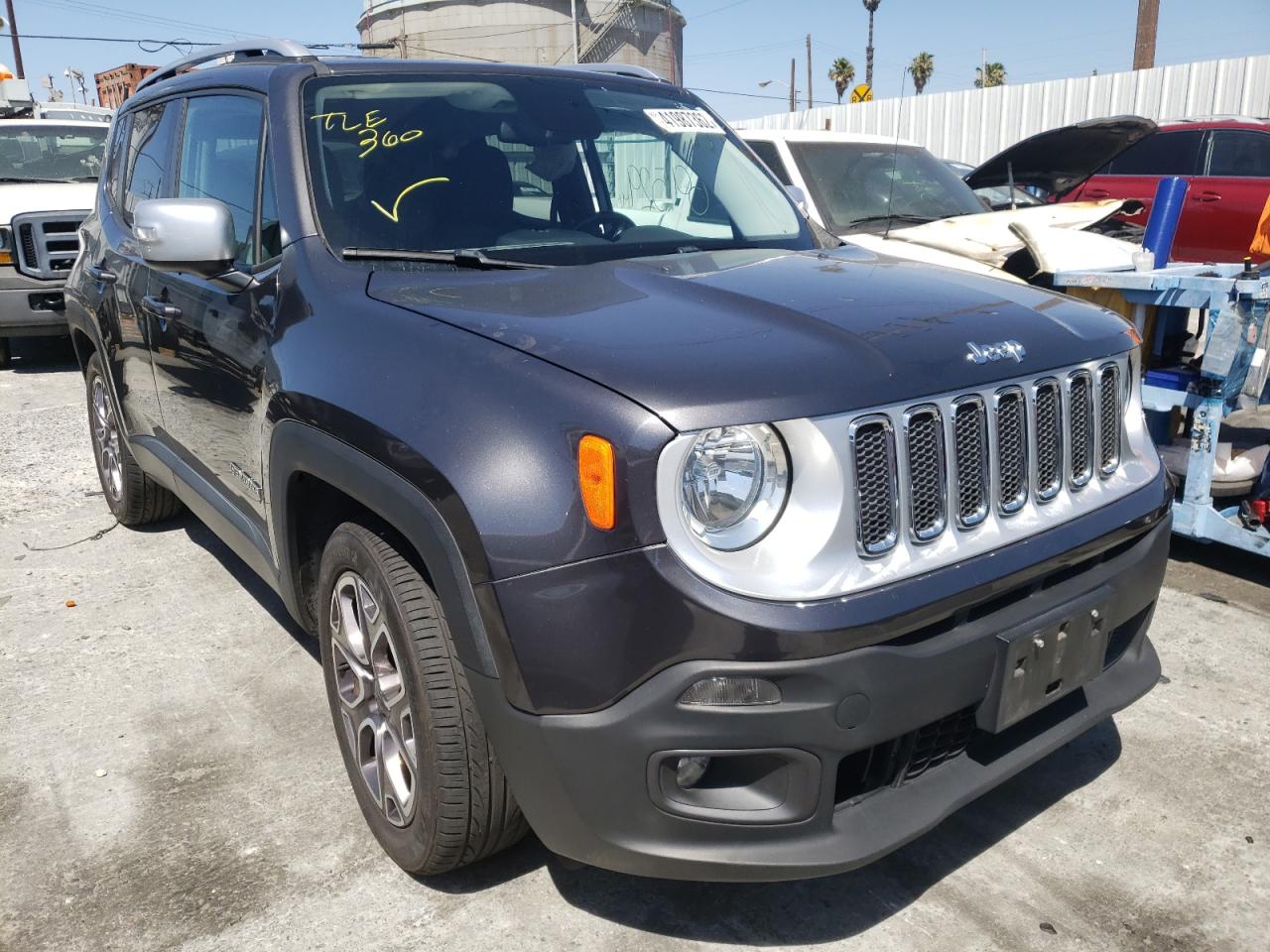 Photo 1 from auction – 2016 JEEP RENEGADE L with VIN ZACCJADT2GPE35207