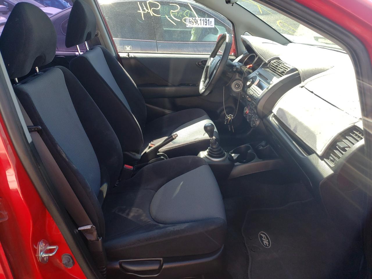 Photo 5 from auction – 2008 HONDA FIT with VIN JHMGD376X8S010810
