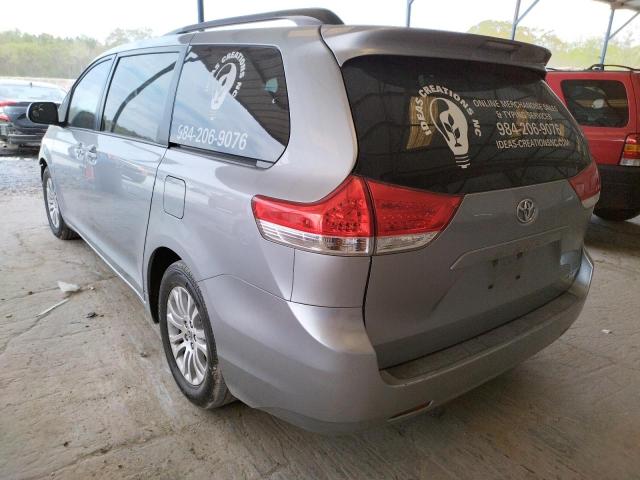 Photo 3 from auction – 2011 TOYOTA SIENNA XLE with VIN 5TDYK3DCXBS110444