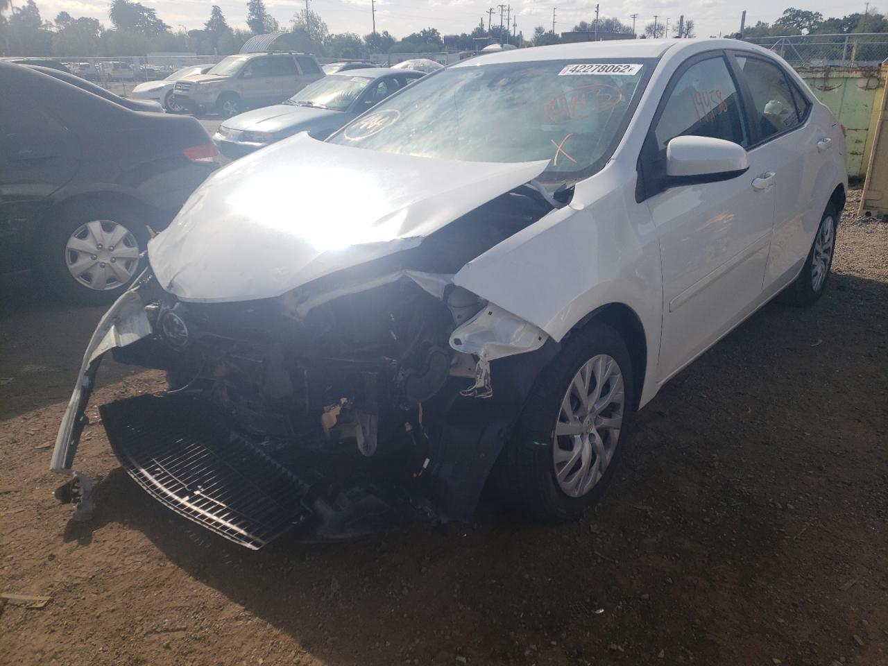 Photo 2 from auction – 2017 TOYOTA COROLLA L with VIN 5YFBURHE0HP611701