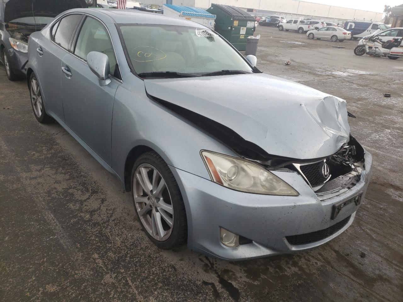 LEXUS IS 250 2007 with VIN JTHBK262275042706 - Photo from auction