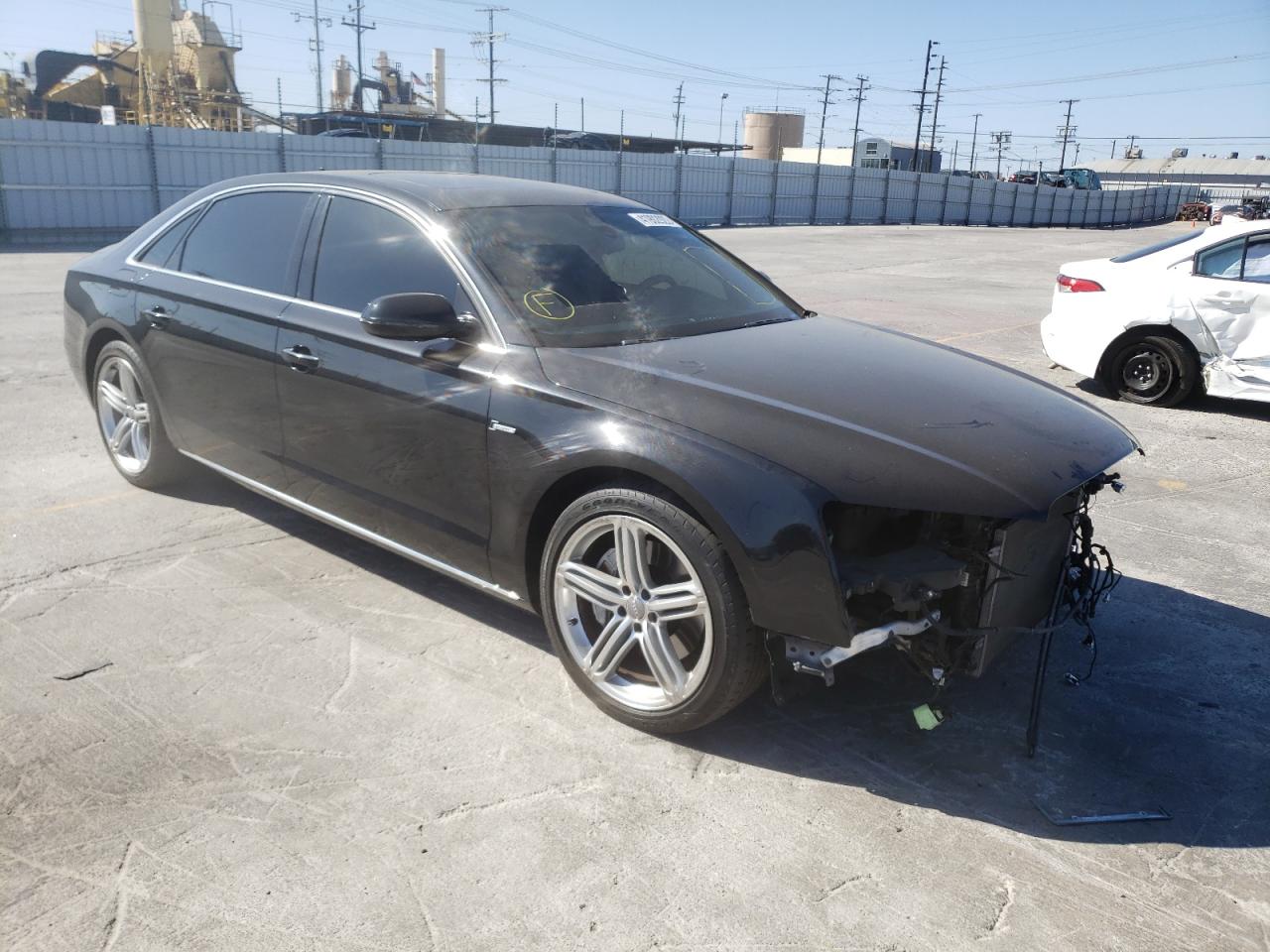 AUDI A8 L QUATT 2013 with VIN WAURGAFD3DN001376 - Photo from auction