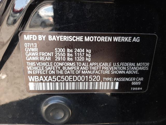 Photo 10 from auction – 2014 BMW 535 D with VIN WBAXA5C50ED001520