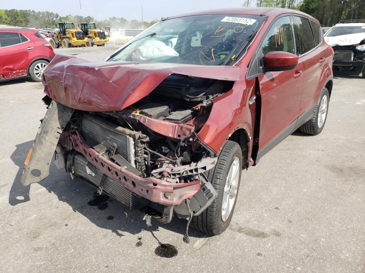 Photo 2 from auction – 2014 FORD ESCAPE SE with VIN 1FMCU0GX4EUB92894