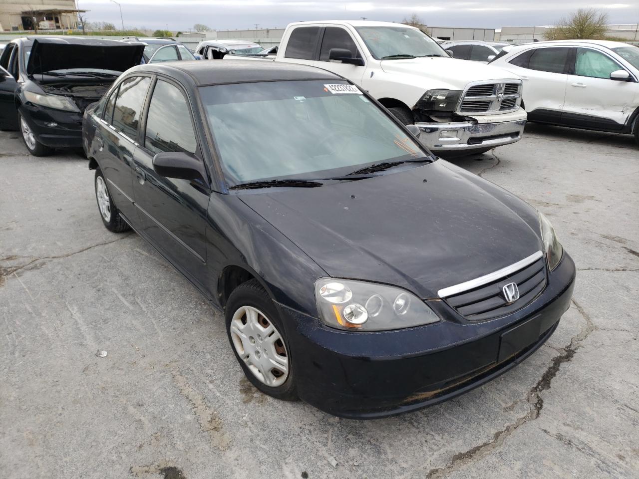 Photo 1 from auction – 2002 HONDA CIVIC LX with VIN 1HGES16602L058291