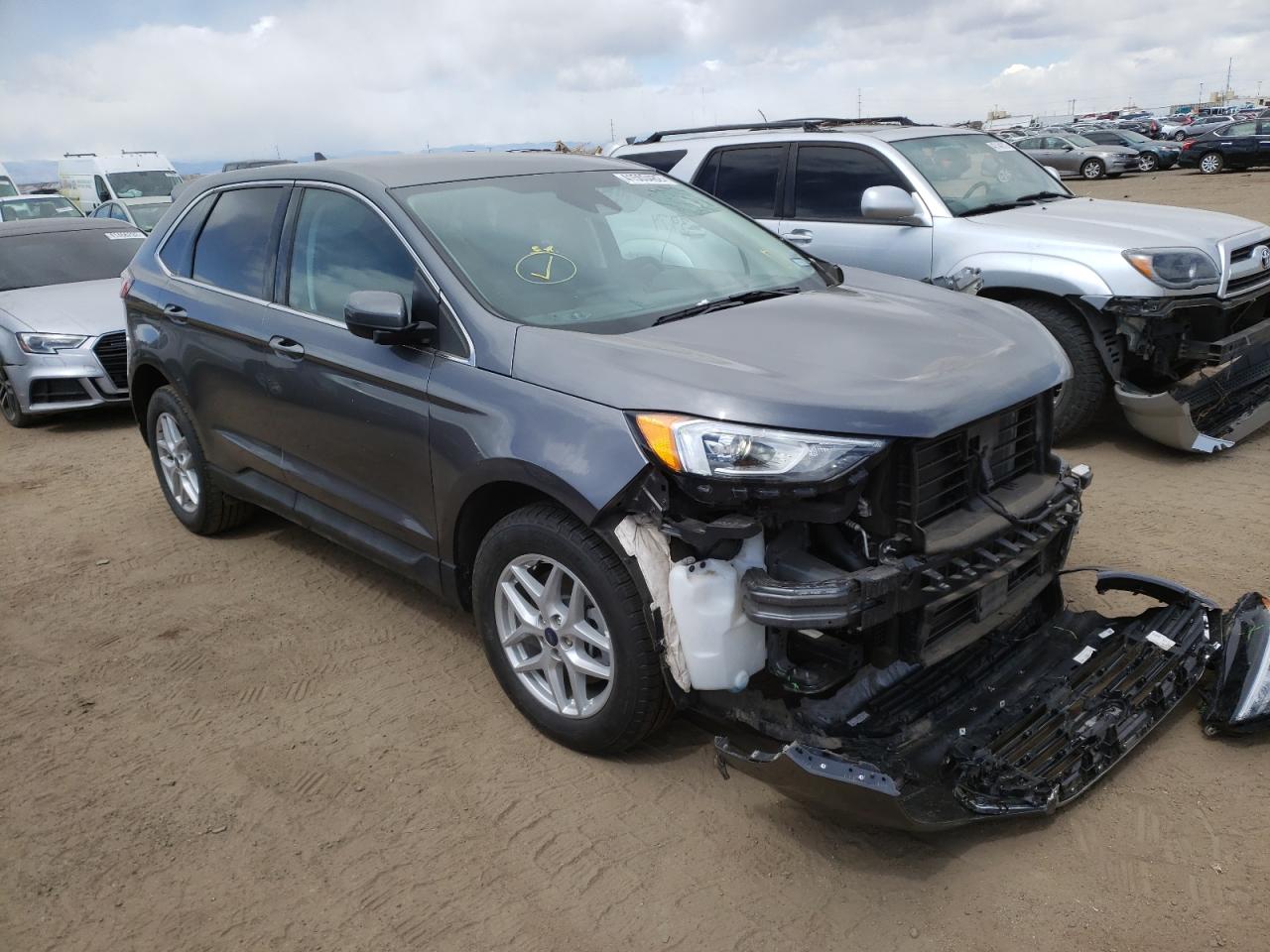 FORD EDGE SEL 2022 with VIN 2FMPK4J92NBA09796 - Photo from auction