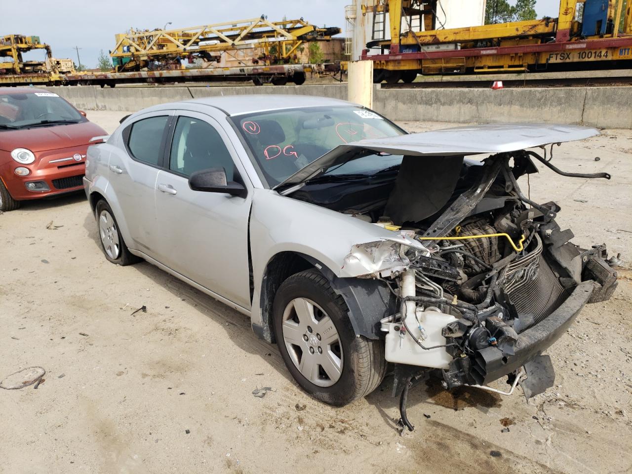 DODGE AVENGER SX 2010 with VIN 1B3CC4FB2AN191673 - Photo from auction