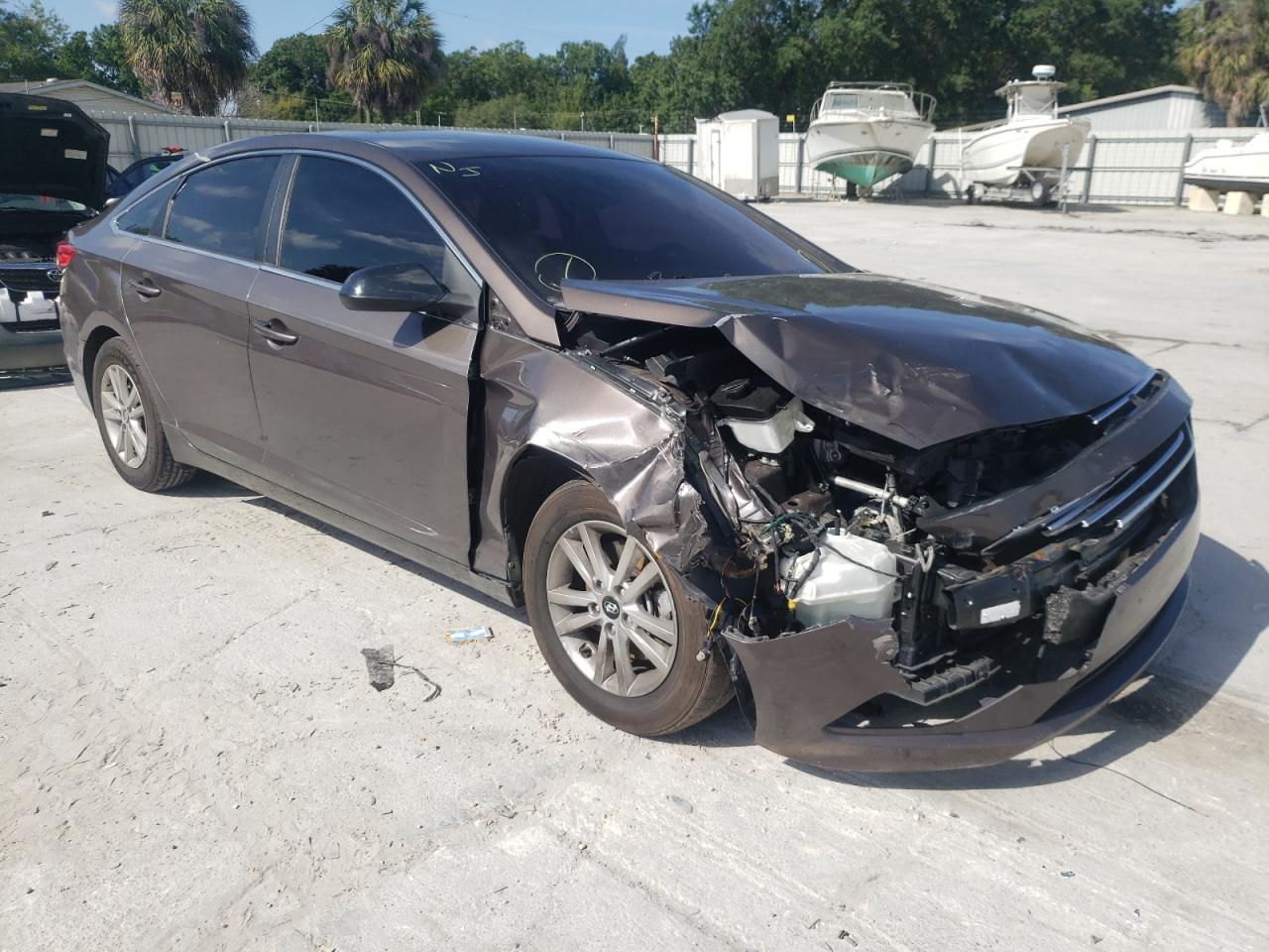 HYUNDAI SONATA SE 2016 with VIN 5NPE24AF1GH336229 - Photo from auction