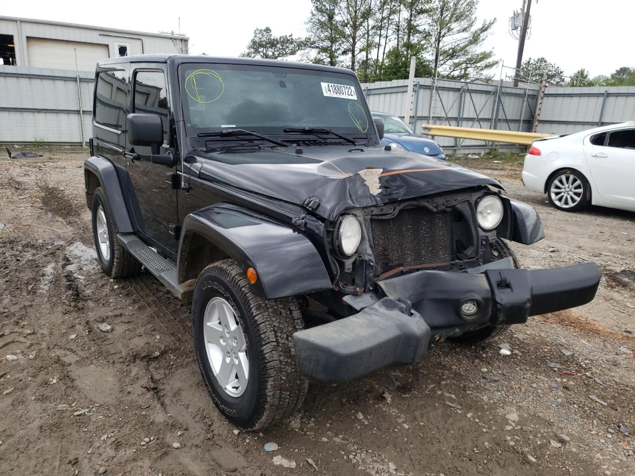 JEEP WRANGLER S 2011 with VIN 1J4AA2D12BL615757 - Photo from auction